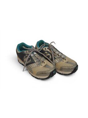 Pearl Izumi Tri Fly Cycling Shoes Womens Gray Blue SPD Clip Size 39 EU 8 US